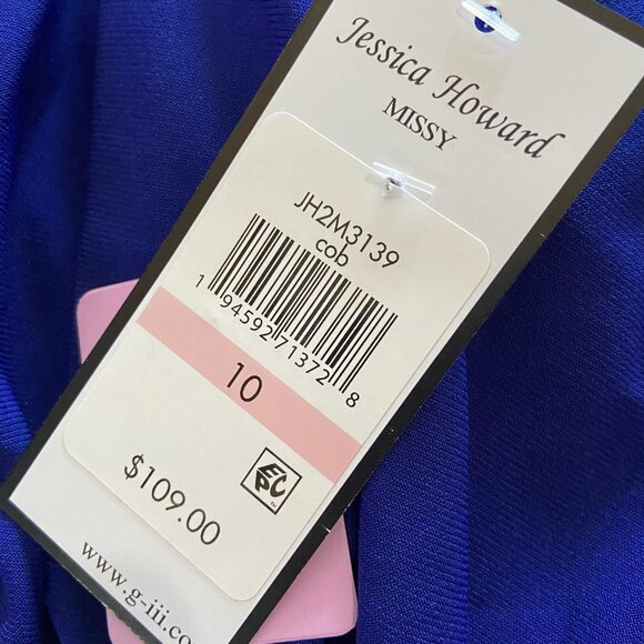 Jessica Howard Women's Sleeveless Crepe Midi Mock Neck Dress - Picture 5 of 7